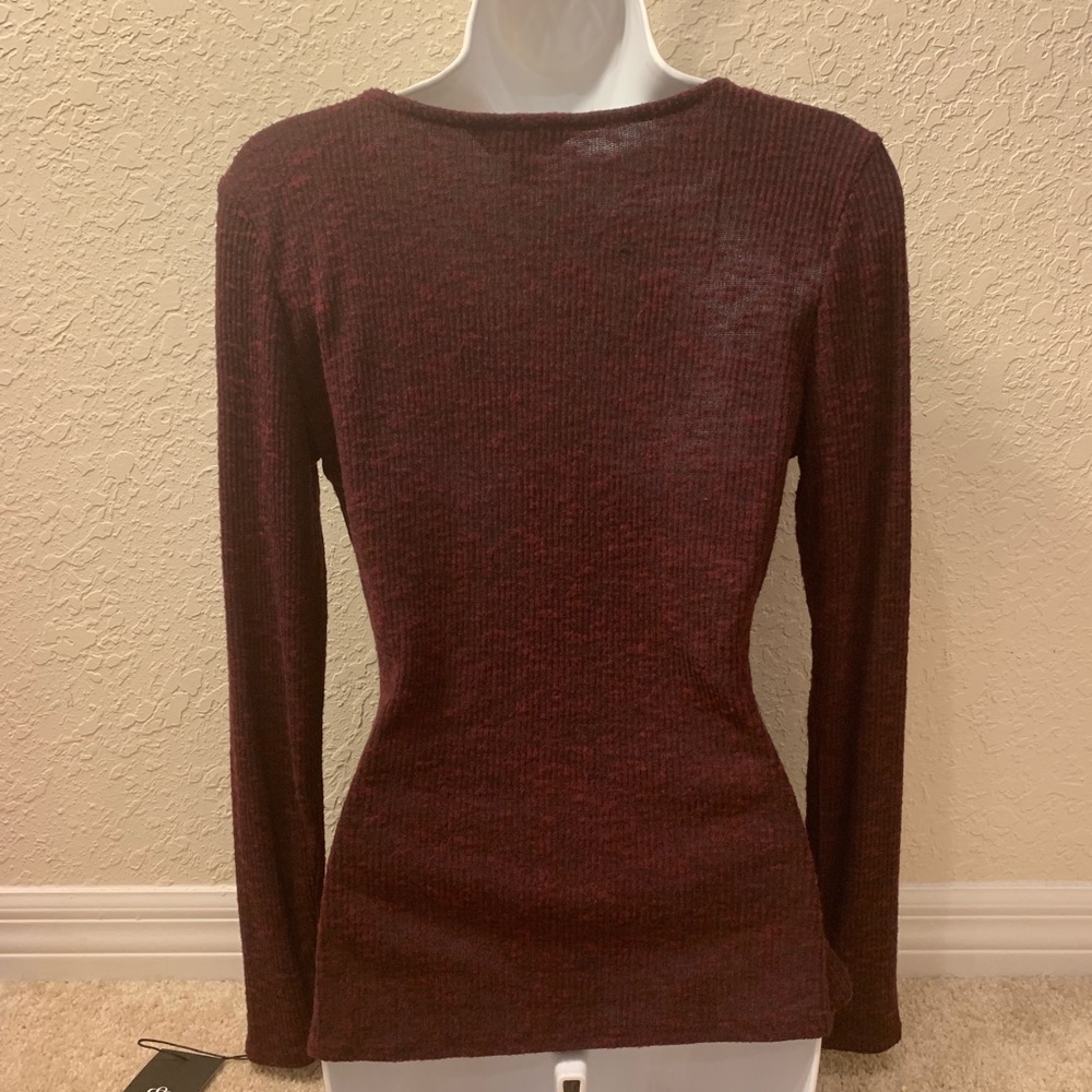 Rock & Republic Surplice Ruched Top - Picture 5 of 6